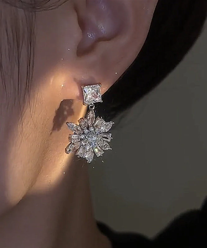 Crystal Frozen Earrings