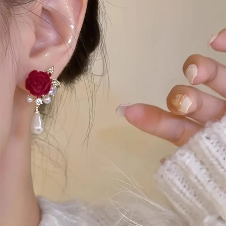 Rose Earrings