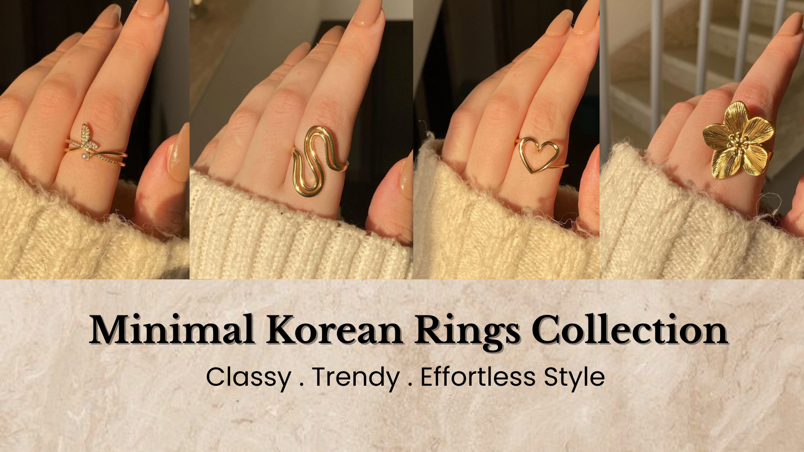 Minimal Korean Earrings (2)