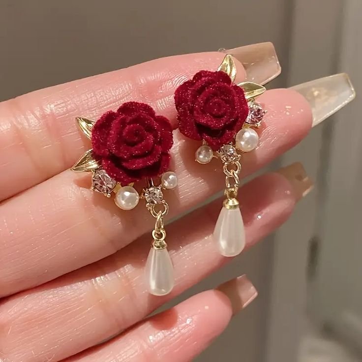 Rose Earrings - Image 3